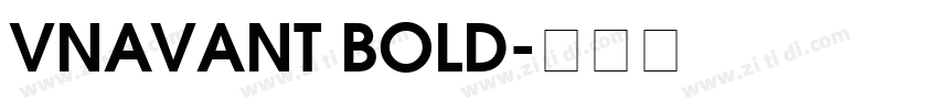 VnAvant Bold字体转换